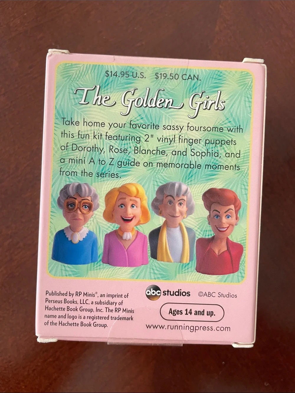 The Golden Girls - Stylized Finger Puppets BRAND NEW